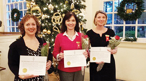 NEW MEMBERS INDUCTED