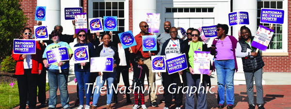 Addiction recovery supporters host awareness event