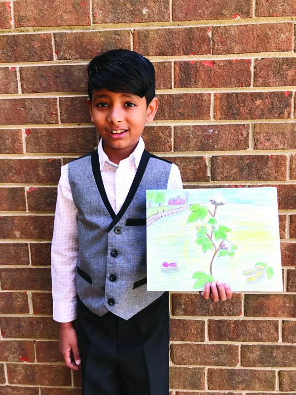 Student wins NC Farm to School Calendar contest