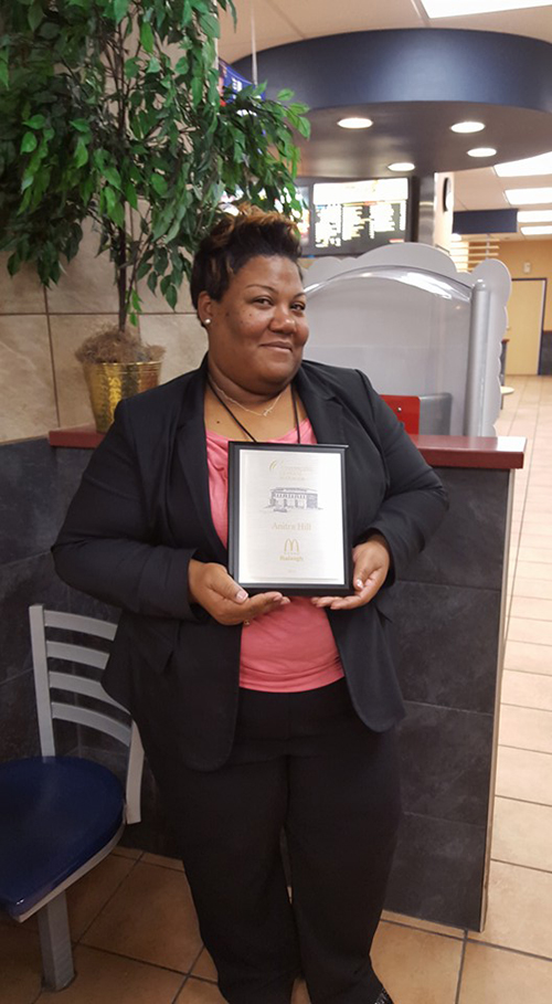 Local woman earns award