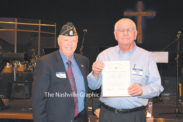 American Legion honors long-time member