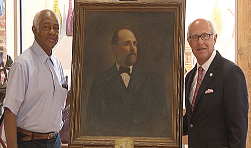 Portrait of first mayor