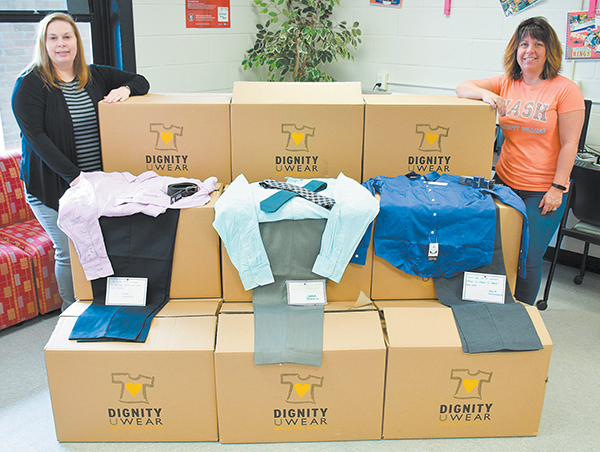 CSX donates clothing to NCC Success Closet