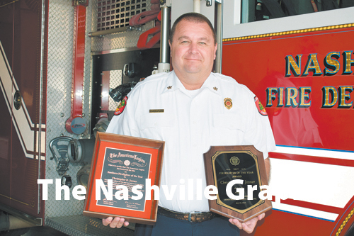Town applauds fire chief