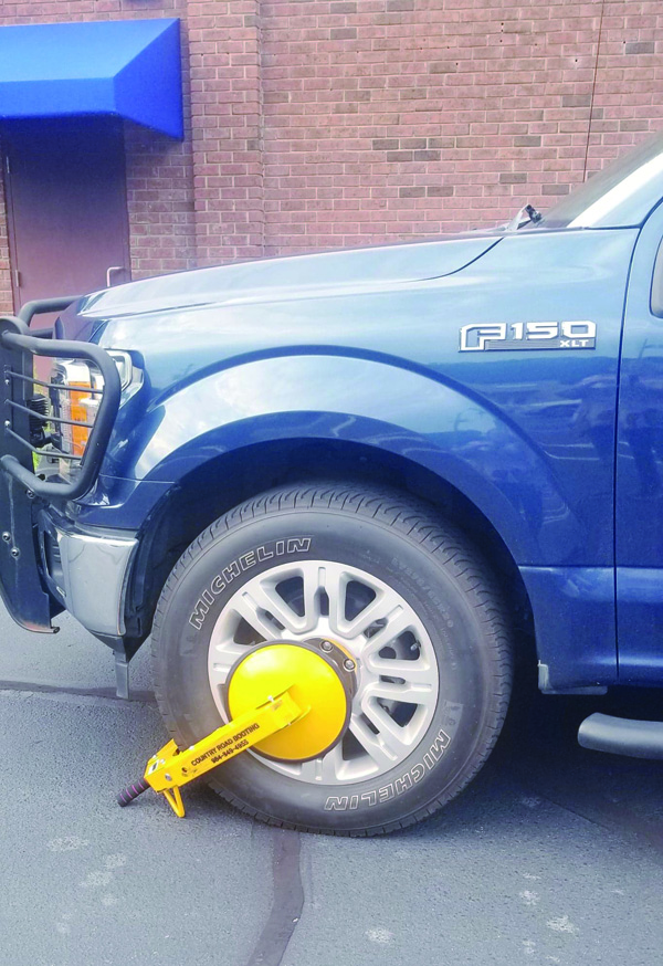 Parking violators could get the boot