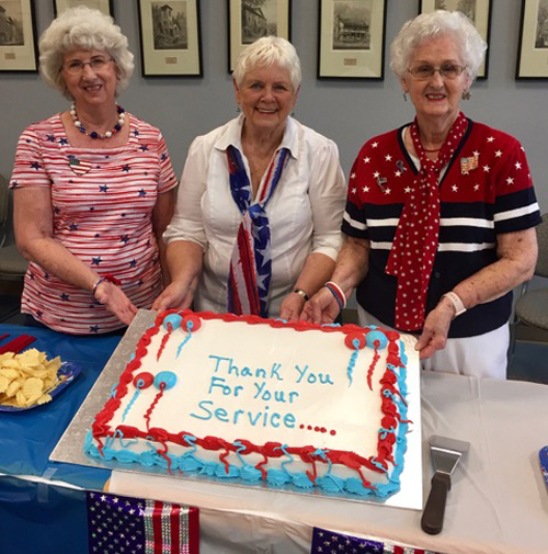 DAR and Braswell Library honor veterans at reception