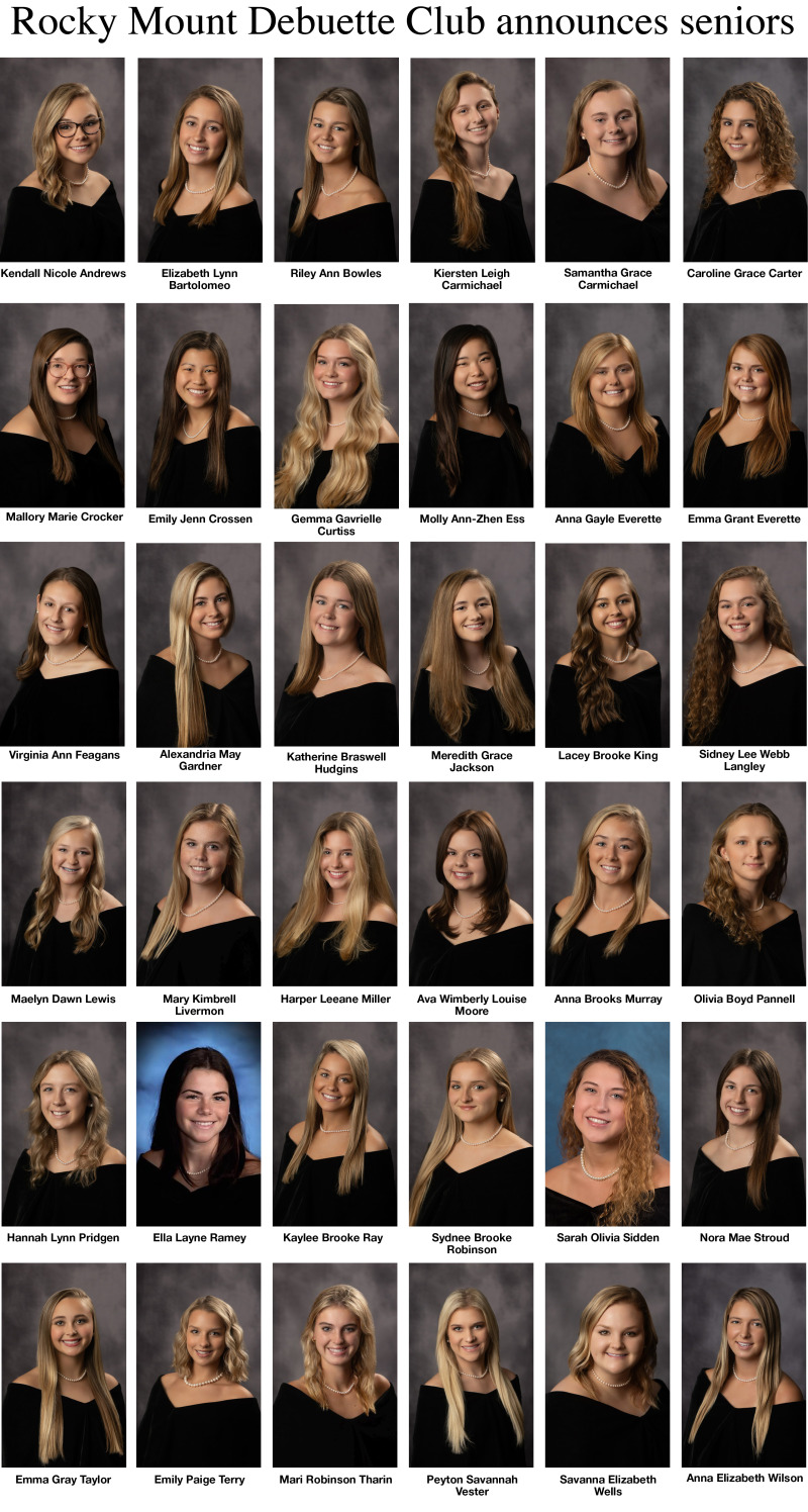 Rocky Mount Debuette Club announces seniors