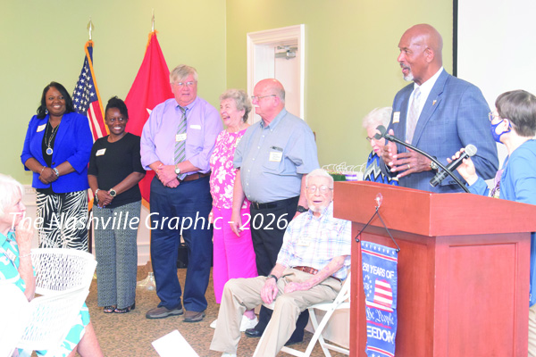 DERRS HONORS VOLUNTEERS