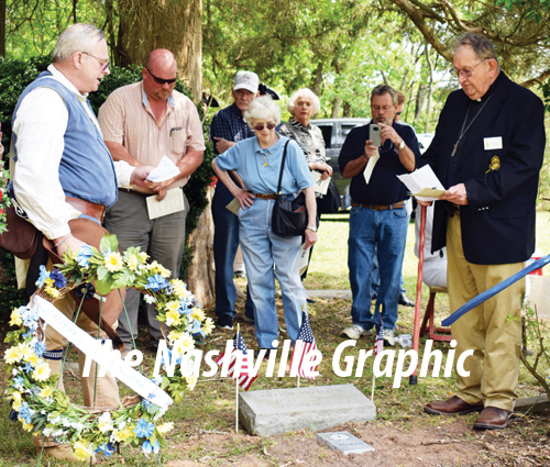 SAR hosts grave dedication for soldier