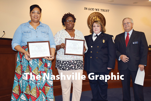 Nash County employees receive life saving awards