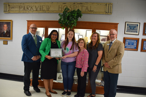 NCC student receives DAISY award