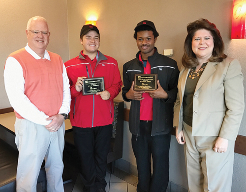 Employees honored