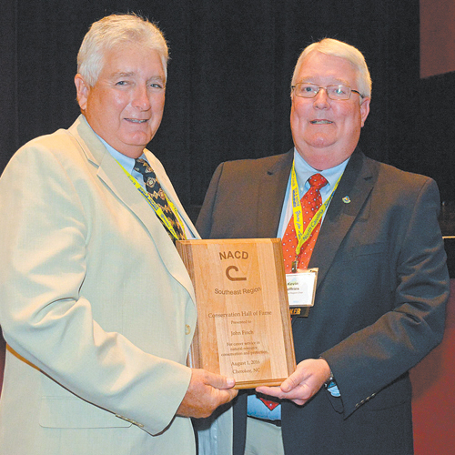 Finch named to Conservation Hall of Fame