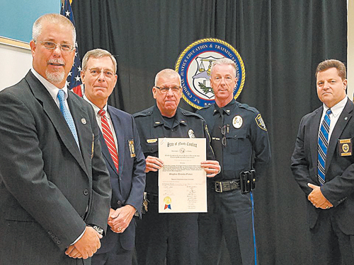 NPD Sgt. Glover earns Advance Law Enforcement Certification