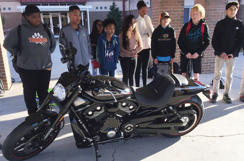 STUDENTS STUDY HARLEY'S