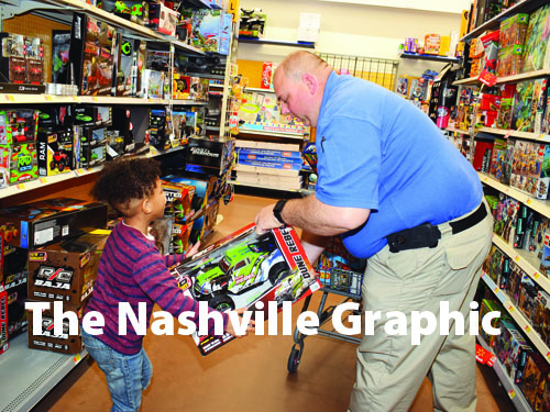 NPD shops with local youth