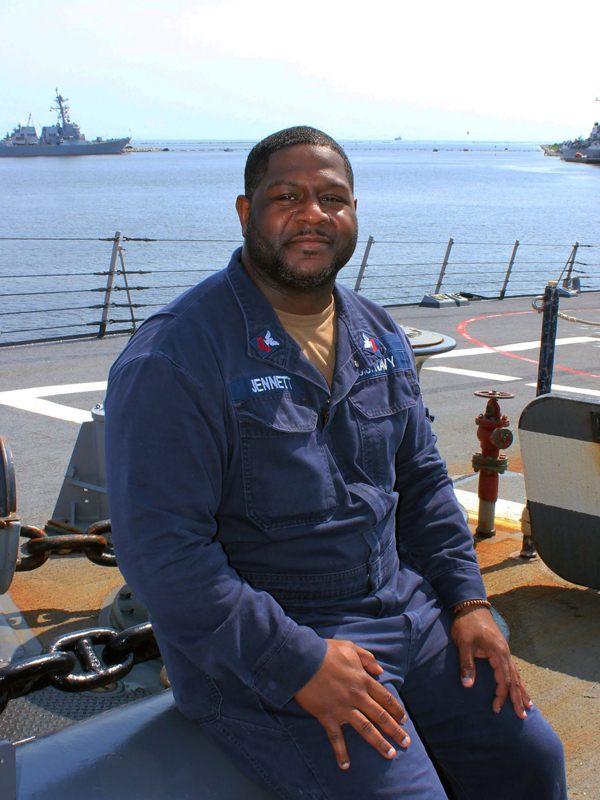 Rocky Mount native serves aboard Navy warship