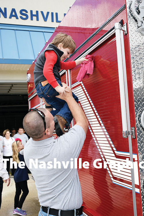Nashville Fire Department unveils fire truck