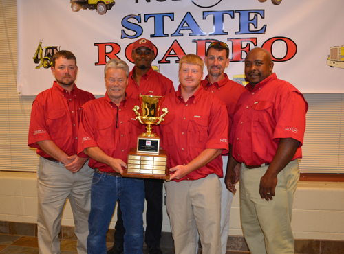 NCDOT  equipment operators win state Roadeo