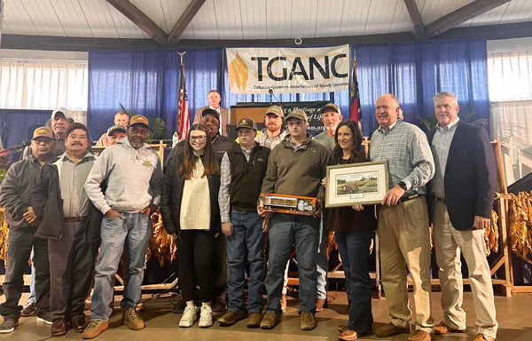 Leggett Farming Partnership earns state tobacco award