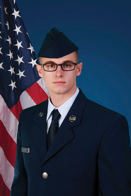 Local graduates basic  US. Air Force training