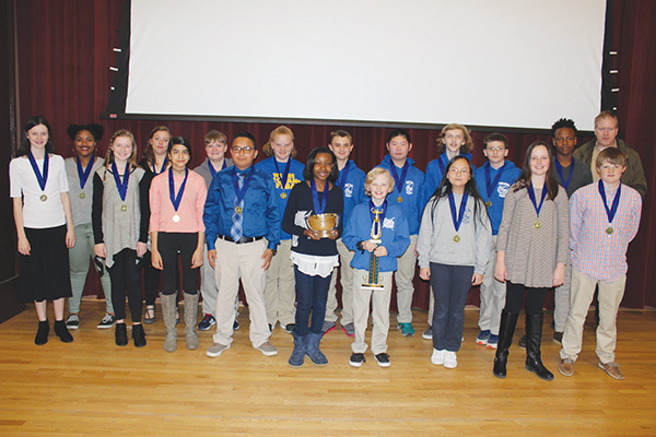 NCMS wins district Quiz Bowl event