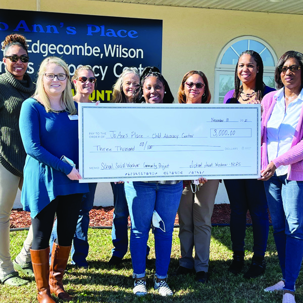 Social workers raise funds for community partners
