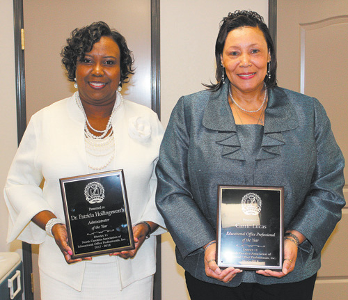 Nash-Rocky Mount Schools education office professionals receive awards