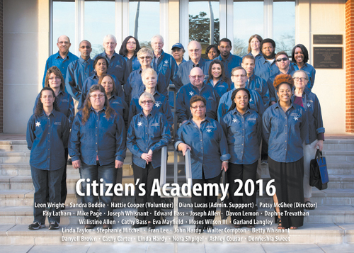 Nash recognizes Citizens Academy Grads