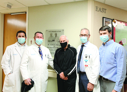 Plaque in honor of Marsigli brothers placed at hospital