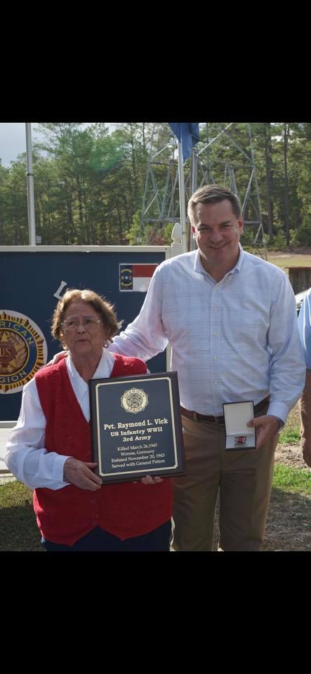 WWII soldier's medals returned to his sister