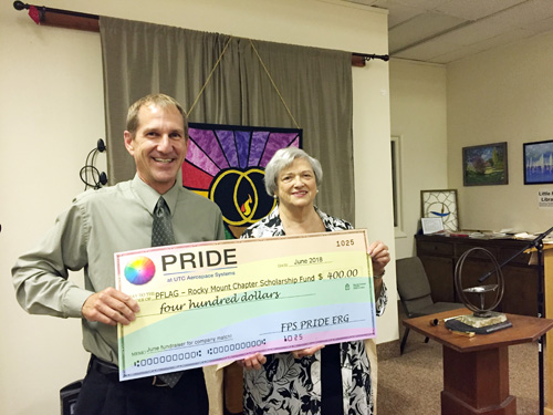 UTC donation supports PFLAG