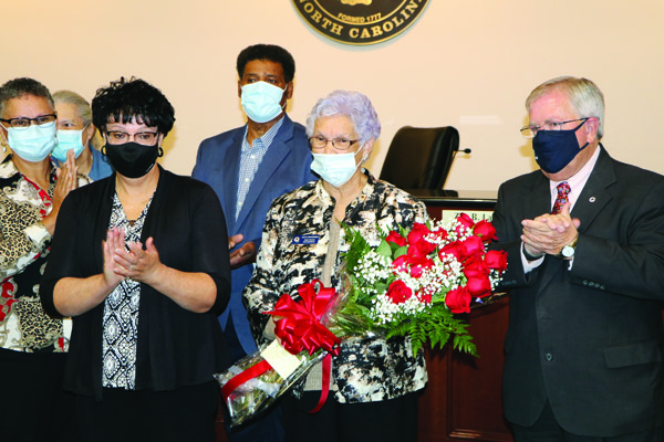 Nash honors long-time commissioner