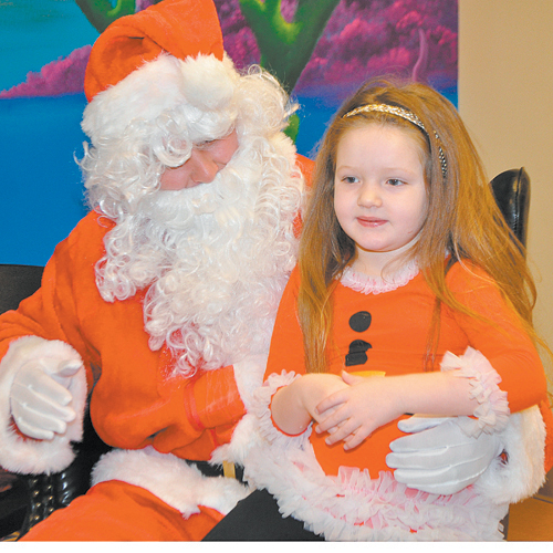 Santa visits