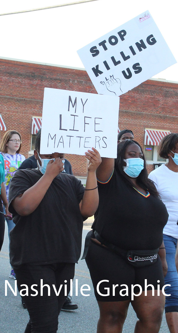 Peaceful protest in Spring Hope (pics)