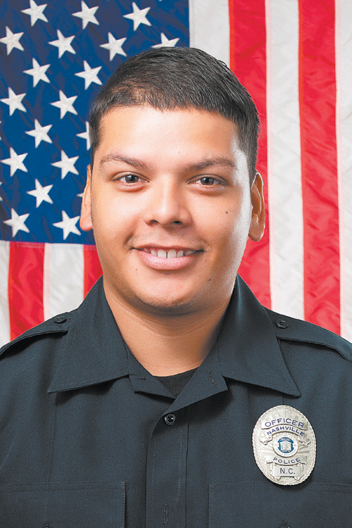 Nashville welcomes new officers<BR>Miguel Angel Salazar joins police force