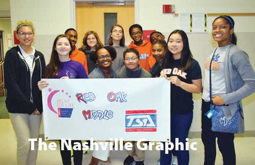 Red Oak Middle students strive to help cancer patients 