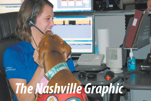 Therapy dogs assist Nash County 9-1-1 dispatchers