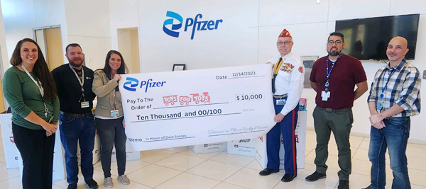 Toys For Tots donation