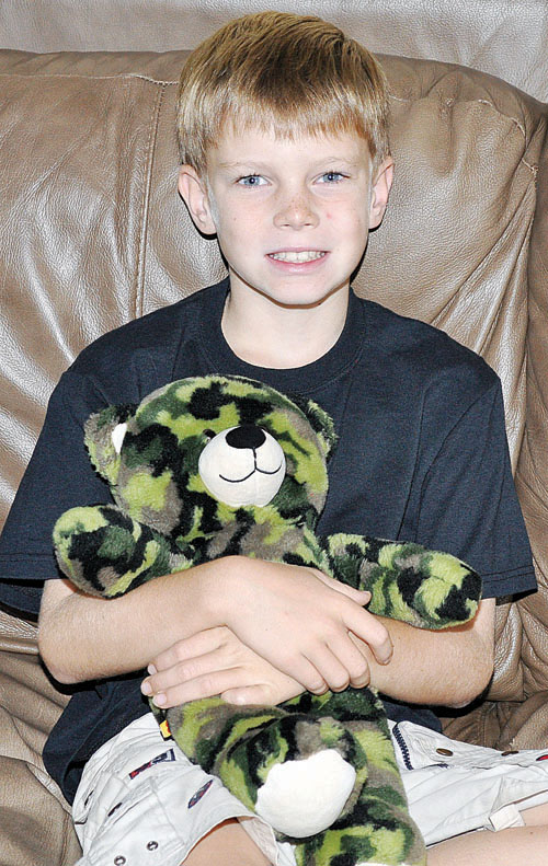 Local boy hosts teddy bear drive