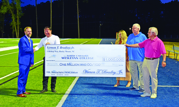 NCWC unveils turf field, receives million dollar gift