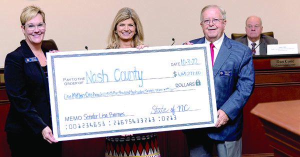 Nash County, Nash UNC receives funds 