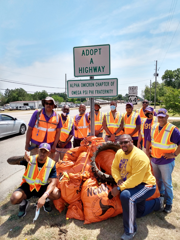 Fraternity remains committed to Adopt-A-Highway project
