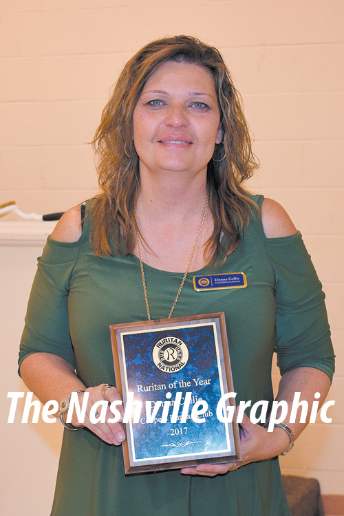 Collie  is Coopers Ruritan of the Year