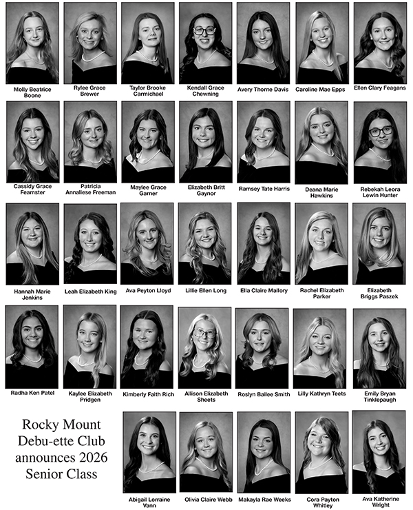 Rocky Mount Debu-ette Club holds 59th annual presentation