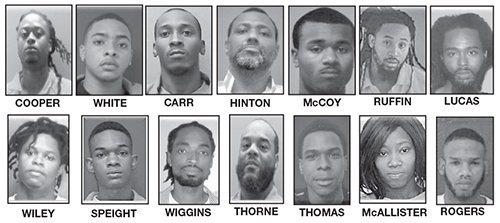 Eighteen arrested in 