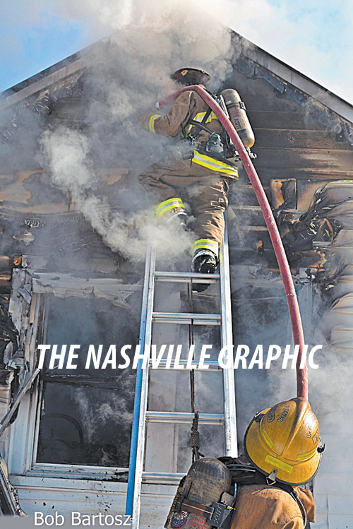 Nash County Firefighters battle fire in freezing temps