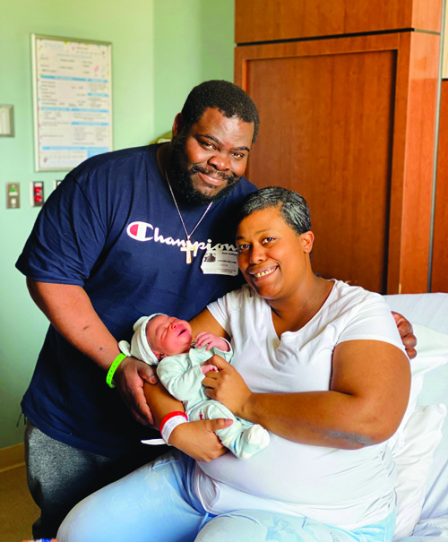 Nashville couple welcome first baby of 2023 at Nash UNC