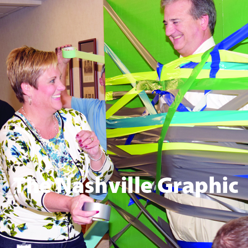 Staff duct tapes county manager to wall