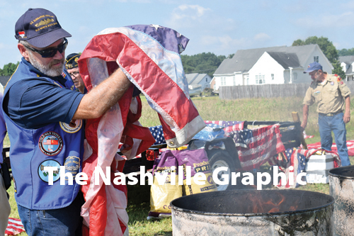 JVC hosts flag retirement